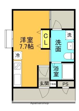 シャンテー宮之阪 201｜大阪府枚方市宮之阪１丁目(賃貸アパート1R・2階・21.87㎡)の写真 その2