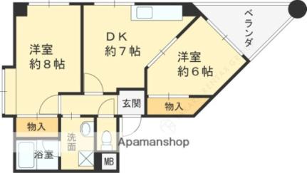 エルモーソ・デ・昌栄 303｜大阪府堺市中区深井沢町(賃貸マンション2DK・3階・45.00㎡)の写真 その2