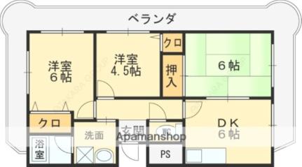 メゾンプレミール 208｜大阪府松原市東新町４丁目(賃貸マンション3DK・2階・53.88㎡)の写真 その2