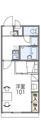 レオパレスアビデ深井 207｜大阪府堺市中区平井(賃貸アパート1K・2階・23.18㎡)の写真 その2