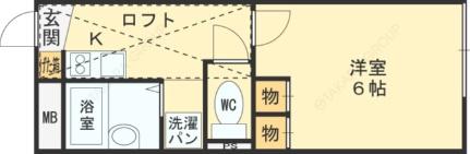 レオパレスヴァンベールII 106 ｜ 大阪府羽曳野市野（賃貸アパート1K・1階・20.28㎡） その2