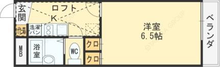 レオパレスソフィア 203｜大阪府羽曳野市島泉８丁目(賃貸マンション1K・2階・20.28㎡)の写真 その2