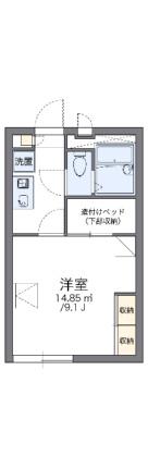 レオパレスビアンコIII 101｜大阪府大東市御領１丁目(賃貸アパート1K・1階・23.18㎡)の写真 その2