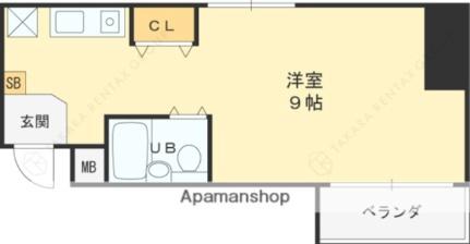 メゾン・ド・ゴトウ 606｜大阪府大阪市北区浪花町(賃貸マンション1R・6階・23.30㎡)の写真 その2