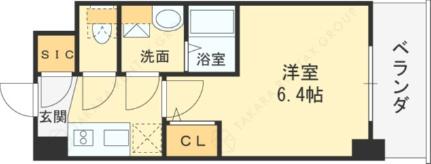 アドバンス西梅田ビオス 0207｜大阪府大阪市北区大淀北１丁目(賃貸マンション1K・2階・22.40㎡)の写真 その2