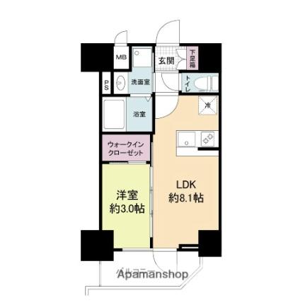 セレニテ福島アリア 1103 ｜ 大阪府大阪市福島区玉川３丁目（賃貸マンション1LDK・11階・29.67㎡） その2