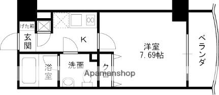 ライブコート北梅田 1504｜大阪府大阪市北区豊崎５丁目(賃貸マンション1K・15階・25.18㎡)の写真 その2