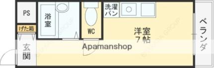 ウィンライフ近大前 602｜大阪府東大阪市小若江３丁目(賃貸マンション1R・4階・19.00㎡)の写真 その2