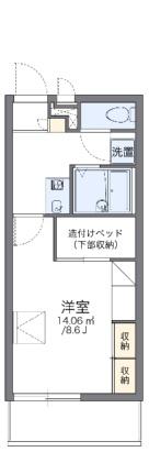 レオパレスソレイユIII 105｜大阪府東大阪市西岩田４丁目(賃貸マンション1K・1階・23.18㎡)の写真 その2