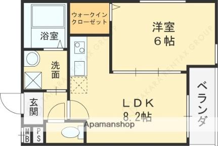 フジパレス吉田ＥＡＳＴ 101｜大阪府東大阪市今米１丁目(賃貸アパート1LDK・1階・34.40㎡)の写真 その2