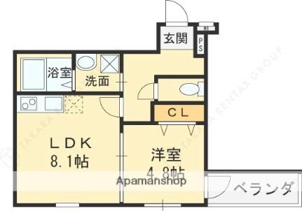 フジパレス吉田ＷＥＳＴ 202｜大阪府東大阪市今米１丁目(賃貸アパート1LDK・2階・34.29㎡)の写真 その2