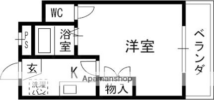 あすなろ 102｜大阪府東大阪市若江北町３丁目(賃貸マンション1K・1階・18.00㎡)の写真 その2