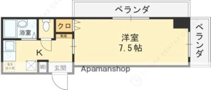 大阪府東大阪市長田東１丁目(賃貸マンション1K・3階・23.76㎡)の写真 その2