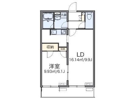 レオネクストすずらん荘 203｜大阪府大阪市平野区加美正覚寺３丁目(賃貸マンション1LDK・2階・42.23㎡)の写真 その2