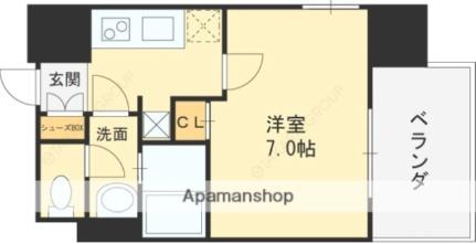 Ｍ’プラザ布施駅前参番館 706｜大阪府東大阪市長堂１丁目(賃貸マンション1K・7階・24.36㎡)の写真 その2