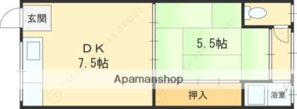 大阪府東大阪市稲田本町１丁目(賃貸マンション1DK・2階・30.57㎡)の写真 その2