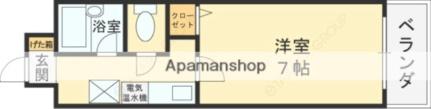 大阪府東大阪市小阪本町１丁目(賃貸マンション1K・3階・21.50㎡)の写真 その2