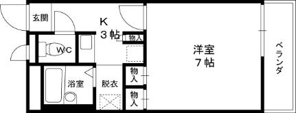 レオパレス春日丘 205｜大阪府藤井寺市春日丘１丁目(賃貸アパート1K・2階・20.28㎡)の写真 その2