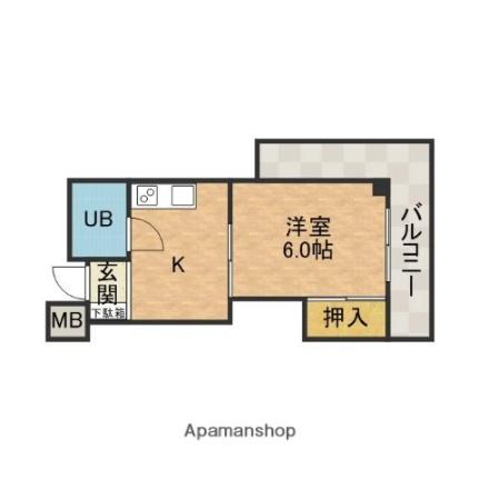 ラインハイム  ｜ 大阪府茨木市上泉町（賃貸マンション1K・1階・22.44㎡） その2