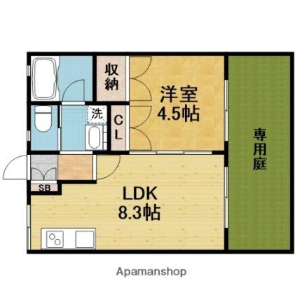 曽根グリーンハイツ 101｜大阪府豊中市曽根東町５丁目(賃貸アパート1LDK・1階・30.00㎡)の写真 その2