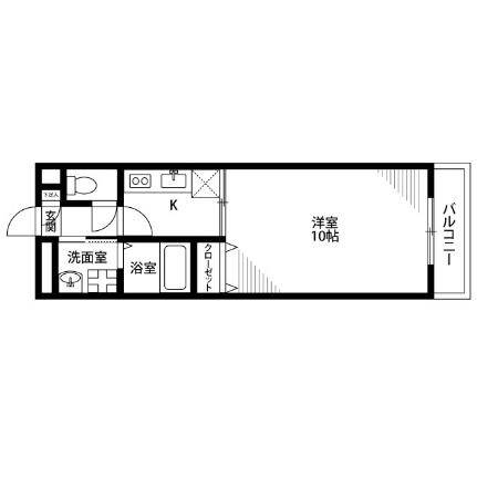 アンプルール　クラージュコリーヌシャンII 108 ｜ 大阪府豊中市宮山町４丁目（賃貸アパート1K・1階・32.61㎡） その2