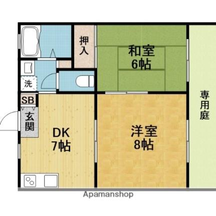 大阪府豊中市上野西２丁目(賃貸アパート2DK・1階・48.80㎡)の写真 その2