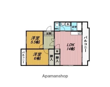 大阪府豊中市庄内宝町１丁目(賃貸マンション2LDK・3階・45.00㎡)の写真 その2