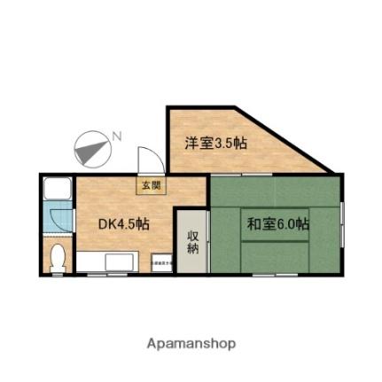 長井マンション ｜大阪府大阪市港区市岡元町２丁目(賃貸マンション2DK・3階・30.00㎡)の写真 その2