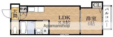 ラパンＭＫ 201｜大阪府大阪市東住吉区照ケ丘矢田３丁目(賃貸アパート1LDK・2階・29.81㎡)の写真 その2