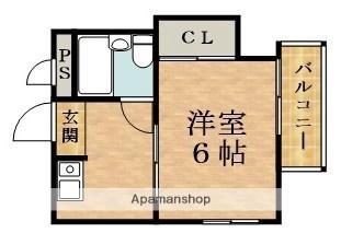 晩成ハイツ関目 403.｜大阪府大阪市城東区関目６丁目(賃貸マンション1K・4階・19.60㎡)の写真 その2