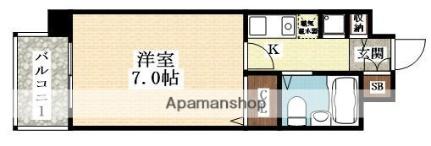 メロディーハイム淡路 516｜大阪府大阪市東淀川区淡路５丁目(賃貸マンション1K・5階・20.20㎡)の写真 その2