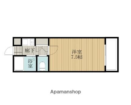 アップルマンション ｜大阪府岸和田市作才町１丁目(賃貸マンション1K・4階・19.70㎡)の写真 その2