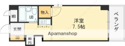 ＯＳビル 401｜兵庫県尼崎市南武庫之荘３丁目(賃貸マンション1K・4階・22.00㎡)の写真 その2