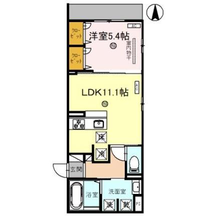 プラザ　シャルム 102｜兵庫県尼崎市武庫之荘本町３丁目(賃貸アパート1LDK・1階・43.37㎡)の写真 その2