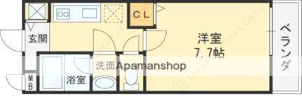 レジデンス石切 203｜大阪府東大阪市東石切町４丁目(賃貸アパート1K・2階・24.04㎡)の写真 その2