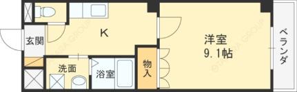 フル・ハウス 402｜兵庫県西宮市中前田町(賃貸マンション1K・4階・31.00㎡)の写真 その2