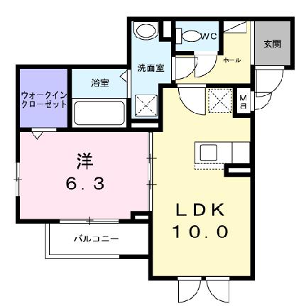 ラ・コリーヌ今福Ｚ 201｜兵庫県尼崎市今福２丁目(賃貸アパート1LDK・2階・42.41㎡)の写真 その2