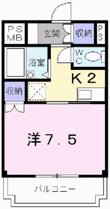 ソレイユシミズ 403｜兵庫県姫路市飾磨区清水１丁目(賃貸マンション1K・4階・24.78㎡)の写真 その2