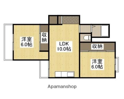 コーエイハイツ 105｜兵庫県姫路市八代宮前町(賃貸マンション2LDK・1階・46.92㎡)の写真 その2