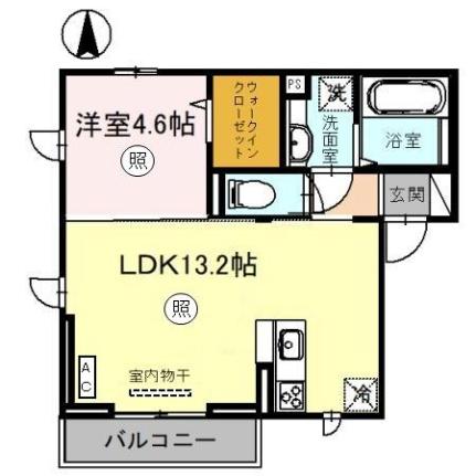 カザ　オリーブ　ＷＥＳＴ 201｜兵庫県揖保郡太子町竹広(賃貸アパート1LDK・2階・42.14㎡)の写真 その2