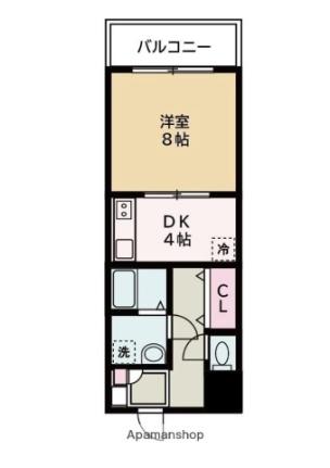 リバーサイド白鷺 302｜兵庫県姫路市三左衛門堀東の町(賃貸マンション1DK・3階・34.43㎡)の写真 その2