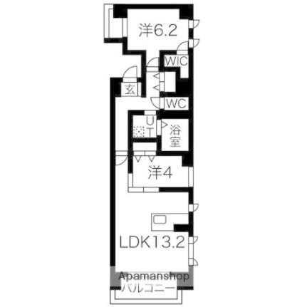 ＴＨＥ　ＭＵＳＥ栗山 506｜兵庫県姫路市栗山町(賃貸マンション2LDK・5階・59.07㎡)の写真 その2