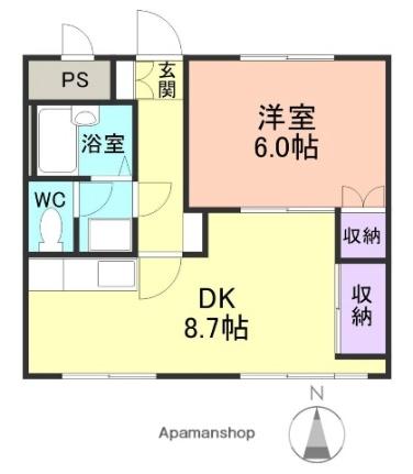 ナビオミカサ 501｜和歌山県海南市名高(賃貸マンション1LDK・5階・34.08㎡)の写真 その2