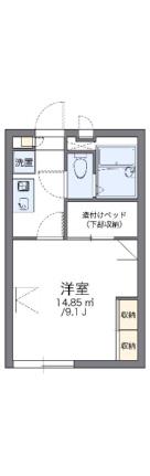 レオパレスカナート 102｜和歌山県和歌山市井辺(賃貸アパート1K・1階・23.18㎡)の写真 その2