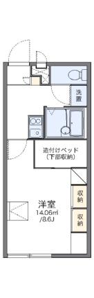 レオパレスフローラル 207｜和歌山県和歌山市向(賃貸アパート1K・2階・23.18㎡)の写真 その2