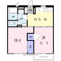 和歌山県和歌山市榎原（賃貸アパート2K・2階・42.23㎡） その2