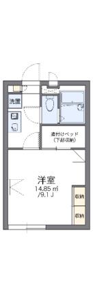 レオパレスカナート 106｜和歌山県和歌山市井辺(賃貸アパート1K・1階・23.18㎡)の写真 その2