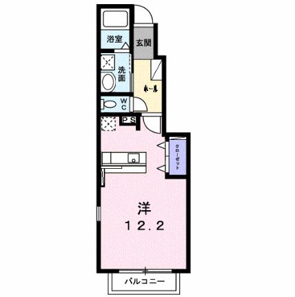 モダンアーク　Ａ 103｜和歌山県和歌山市北出島(賃貸アパート1R・1階・32.90㎡)の写真 その2