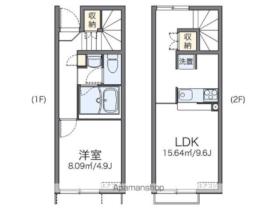 和歌山県和歌山市布施屋（賃貸アパート1LDK・1階・40.26㎡） その2