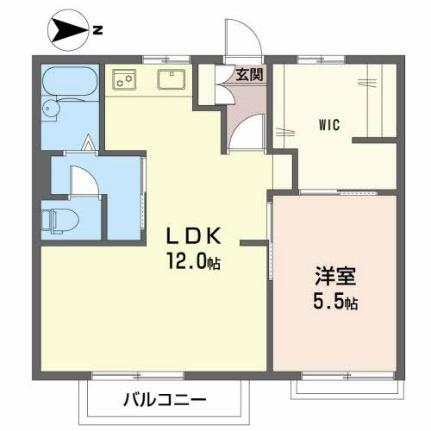 メゾンドグレープ　Ａ棟 0201｜鳥取県鳥取市江津(賃貸アパート1LDK・2階・42.60㎡)の写真 その2